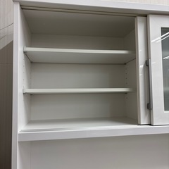 食器棚 ホワイトの画像