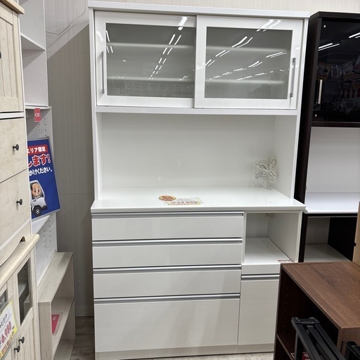 食器棚 ホワイト