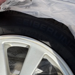 【最終値下げ】ムーヴの純正ホイール&タイヤ4本セットと新品バイザーセットの画像