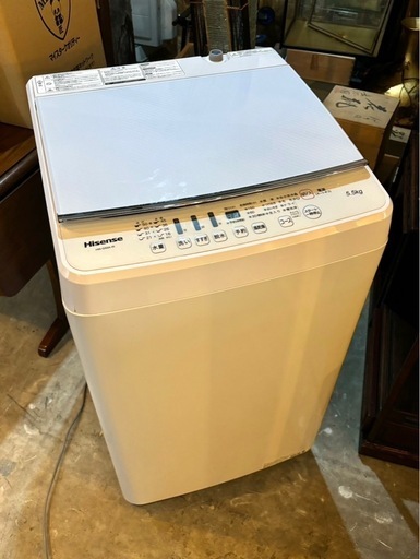 全自動電気洗濯機 Hisense HW-G55A-W 2018年製