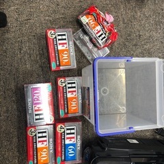 カセットデッキ&テープ18本新品
の画像