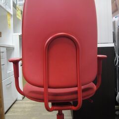 ★注意事項をご確認ください。　閉店セール中につき、通常特価8,778円より５３％引きの4,125円!　　イケア　IKEA　OAチェア　SMORKULL　赤　 ビジネスチェアー 　レッド　オフィスチェアの画像