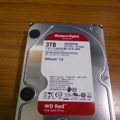 NAS用HDD③ WD Red WD30EFRXの画像
