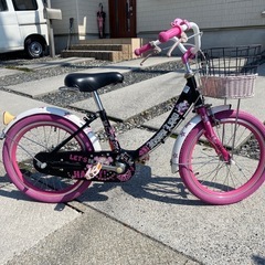 引き取り先決まりました。女の子　自転車　18インチ