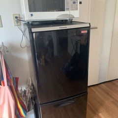 Panasonic 冷蔵庫 138Lブラックの画像
