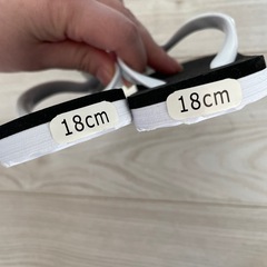 〈新品未使用品〉ビーチサンダル黒　18センチの画像