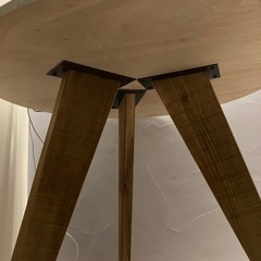 [予約中][ジャンク]Less is more 円形 ラウンドテーブル Φ 88cmの画像