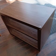 サイドボード　テレビボード　テレビ台　ブラウン　オープンシェルフ　木目調　サイズ（約）幅54×奥30×高40　　■近隣配送無料 買取GO‼　栄和店の画像