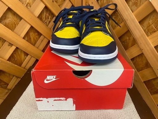 【愛品館江戸川店】ナイキ ダンク ロー レトロ "ミシガン" バーシティ メイズ/ミッドナイト ネイビーSIZE:25.5CM 美品 ID:107-051179-007
