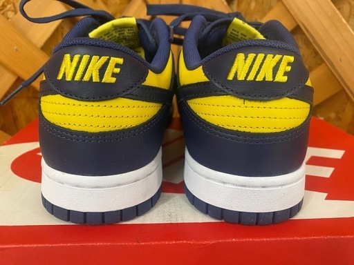 【愛品館江戸川店】ナイキ ダンク ロー レトロ "ミシガン" バーシティ メイズ/ミッドナイト ネイビーSIZE:25.5CM 美品 ID:107-051179-007