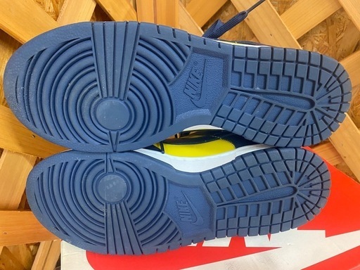 【愛品館江戸川店】ナイキ ダンク ロー レトロ "ミシガン" バーシティ メイズ/ミッドナイト ネイビーSIZE:25.5CM 美品 ID:107-051179-007