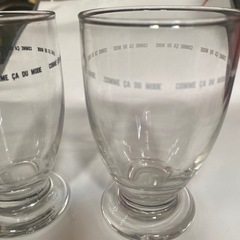 コムサでモードCOMME CA DU MODE ペアカップ ワインカップ 未使用品の画像