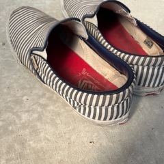 VANS  スリッポン　　ストライプ　
　の画像