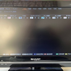 シャープ　AQUOS液晶テレビ16インチの画像