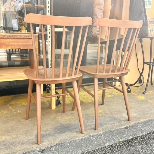 《売約済》【武蔵小山店】[2脚セット] TON CHAIR TO-35 Nougat アイロニカチェア 椅子 イス ダイニング チェア ビーチ材 リビング カフェ チェコ原産