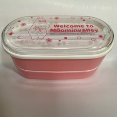 ムーミン　2段お弁当ケース お箸付き 未使用品の画像