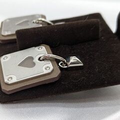 【HERMES】アスドゥクール ハート スウィングピアス Ｚ刻印☆ＳＡ品☆質屋 ユニオン本通店 エルメスの画像