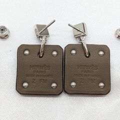 【HERMES】アスドゥクール ハート スウィングピアス Ｚ刻印☆ＳＡ品☆質屋 ユニオン本通店 エルメスの画像