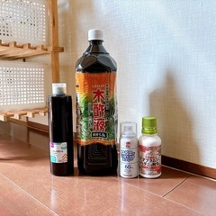 家庭菜園セット　木酢液　コバエいなくなるスプレー　アブラムシ対策
