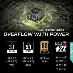 値下げ交渉対応 PCIE5対応 msi a750gl 電源