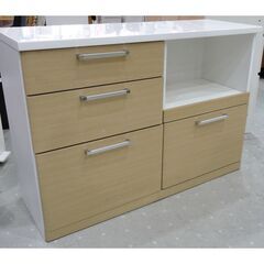 キッチンカウンター キッチン収納 レンジ台 家電ボード リビンズ...
