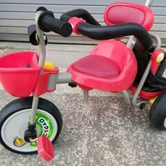 幼児用三輪車　自転車　ides  CARGO   かじ取り棒付き　乗用玩具　子供用三輪車　現状渡し品の画像