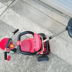 幼児用三輪車　自転車　ides  CARGO   かじ取り棒付き　乗用玩具　子供用三輪車　現状渡し品の画像