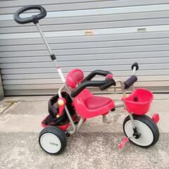 幼児用三輪車　自転車　ides  CARGO   かじ取り棒付き...