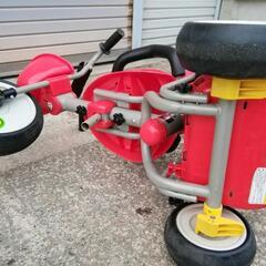 幼児用三輪車　自転車　ides  CARGO   かじ取り棒付き　乗用玩具　子供用三輪車　現状渡し品の画像