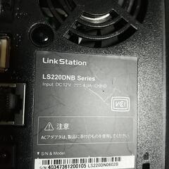 ジャンク nas linkstation ls220bnd hddなしの画像