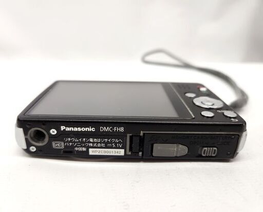 ジャンク扱い Panasonic LUMIX コンパクトデジタルカメラ DMC-FH8 ブラック パナソニック 札幌市 平岸店