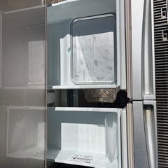 ☆★TOSHIBA タッチオープン式 ガラストップ冷凍冷蔵庫 426L ★☆の画像