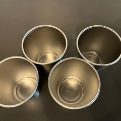 ステンレスコップ4個セットの画像