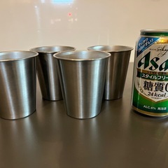 ステンレスコップ4個セットの画像