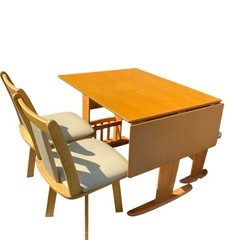 伸縮性 ダイニング テーブル ダイニングテーブルセット できるだけ早く引き取りの方‼︎の画像