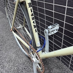 未整備】ビアンキ レトロ自転車 (まる) 新潟のクロスバイクの