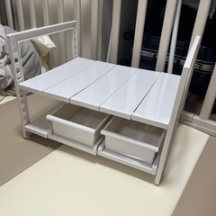 シンク下スペースラック2段の画像