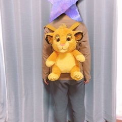 ライオンキング🦁シンバ🦁ぬいぐるみリュック🏰Disneyの画像