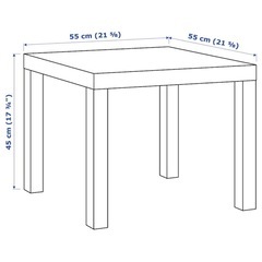 ローテーブル　IKEA(LACKラック)の画像