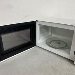 【IRIS OHYAMA】アイリスオーヤマ 電子レンジ KMG-T177-6-W 2020年製 単機能レンジ 動作確認済 ホワイト ターンテーブル 中古家電 Y1163の画像