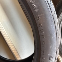 19インチのCONTINENTALサマータイヤの画像