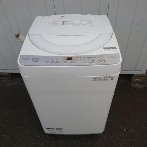 ✮美品✮2019年モデル SHARP 洗濯機 ES-GE6C