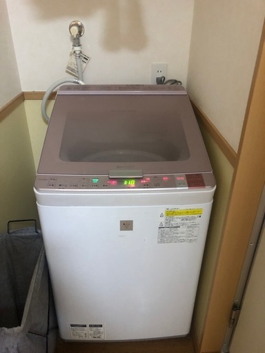 受付終了乾燥機付き洗濯機