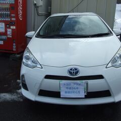 商談中【紋別市発】中古乗用車　トヨタ　TOYOTA　アクア　AQ...