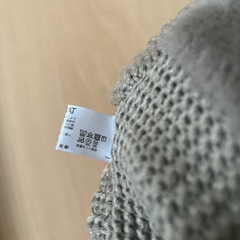 被るマフラーの画像