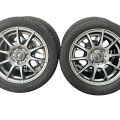 夏タイヤ165/55R14バリ目アルミホイール付4本セット (わらばー) 大通の 