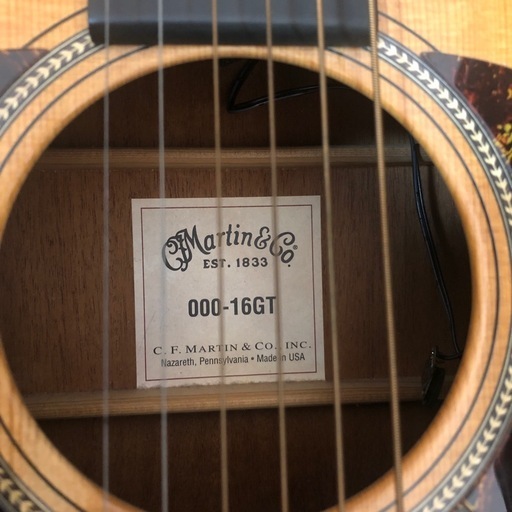 MARTIN 000-16GT アコースティックギター レフティ エレアコ