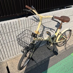 【すぐ乗れます】  自転車　折りたたみ自転車　キャプテンスタッグの画像