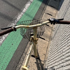 【すぐ乗れます】  自転車　折りたたみ自転車　キャプテンスタッグの画像