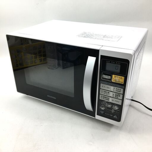 IRIS OHYAMA アイリスオーヤマ オーブンレンジ 電子レンジ ホワイト EM06013 2017年製 動作確認済み  25c菊MZ
